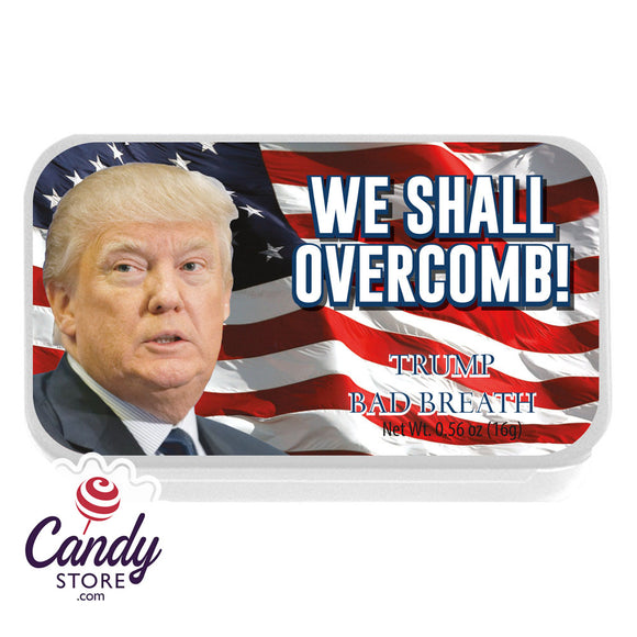 NYC Souvenir Peppermint We Shall Overcomb 0.56oz Slyder Tin - 24ct CandyStore.com