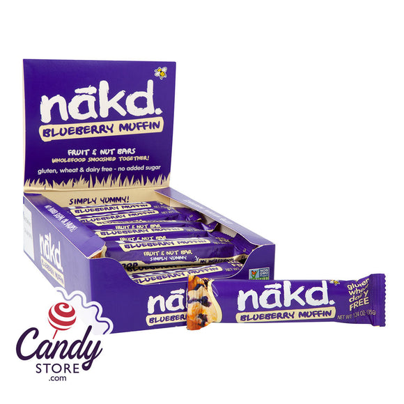 Nakd Blueberry Muffin 1.24oz Bar - 18ct CandyStore.com