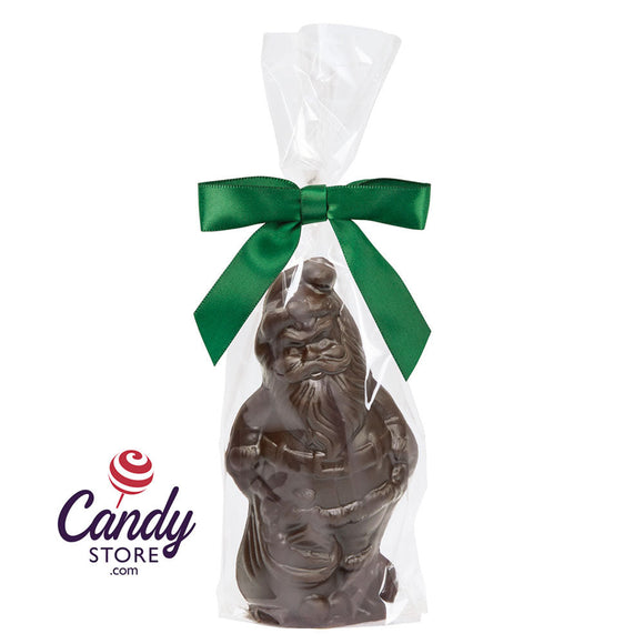 Nancy Adams Belgian Dark Chocolate Santa 7oz - 12ct CandyStore.com