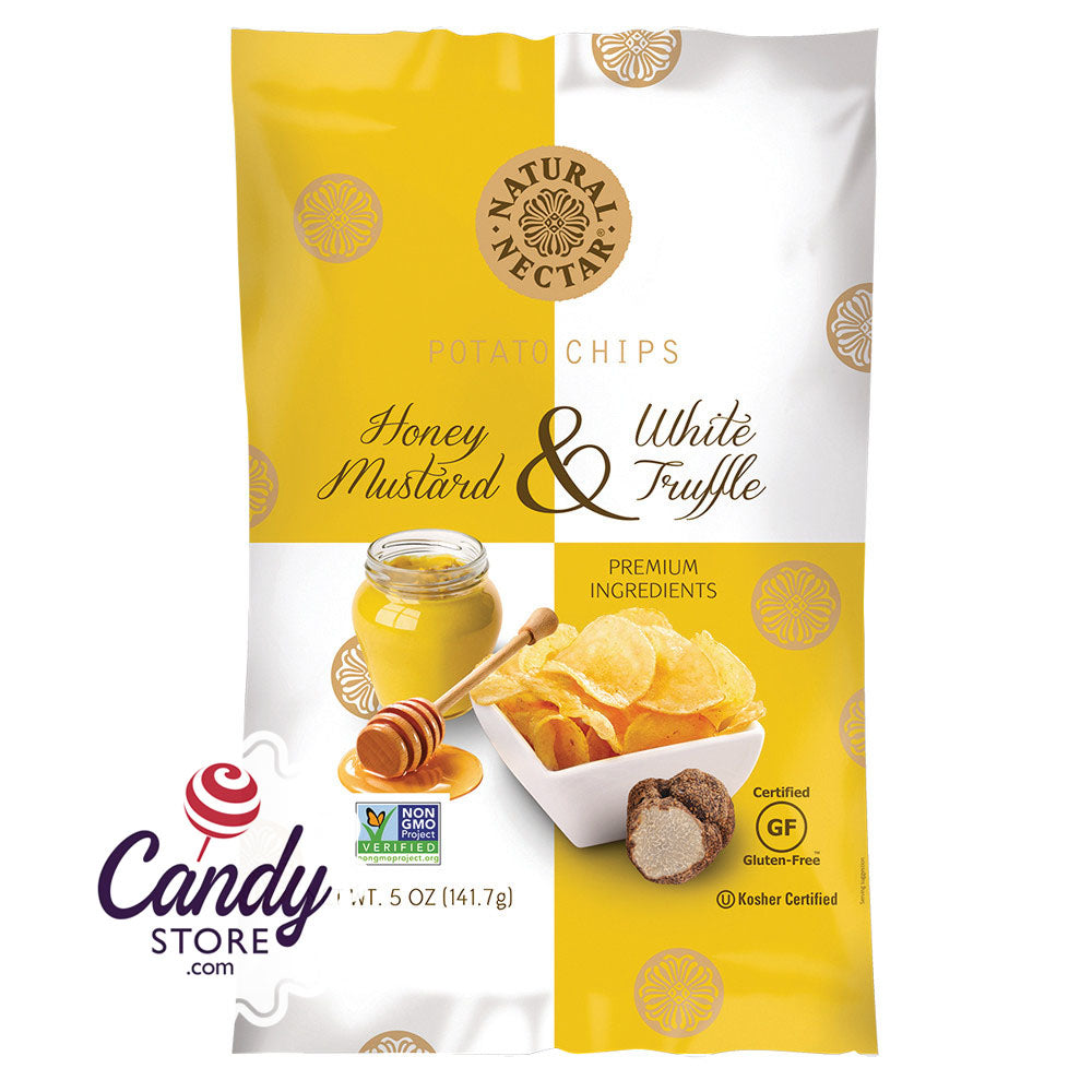 Natural Nectar Potato Chips Honmust/Wht Truffle 5oz 9ct