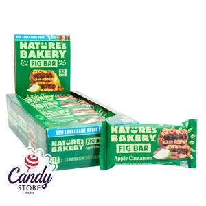 Nature's Bakery Apple Cinnamon Fig Bar 2oz - 12ct CandyStore.com