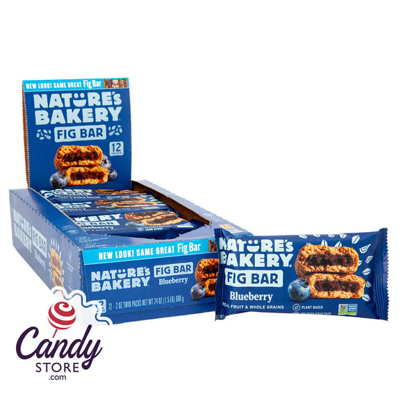 Nature's Bakery Blueberry Fig Bar 2oz - 12ct CandyStore.com