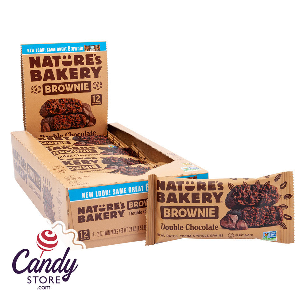 Nature's Bakery Brownie Double Chocolate 2oz Bar 12ct
