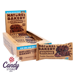 Nature's Bakery Brownie Double Chocolate 2oz Bar - 12ct CandyStore.com