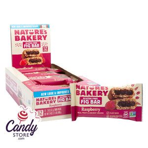 Nature's Bakery Gluten Free Raspberry Fig Bar 2oz - 12ct CandyStore.com