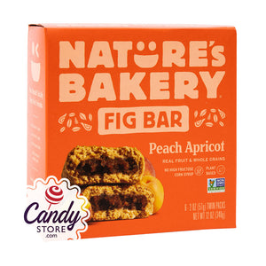 Nature's Bakery Peach Apricot Fig Bar  12oz CandyStore.com