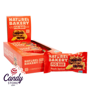 Nature's Bakery Peach Apricot Fig Bar 2oz - 12ct CandyStore.com