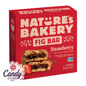 Nature's Bakery Strawberry Fig Bar 6-Piece 12oz Box - 6ct CandyStore.com
