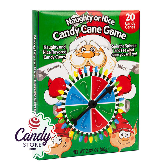 Naughty Or Nice Candy Cane Game 3.38oz Boxes - null CandyStore.com