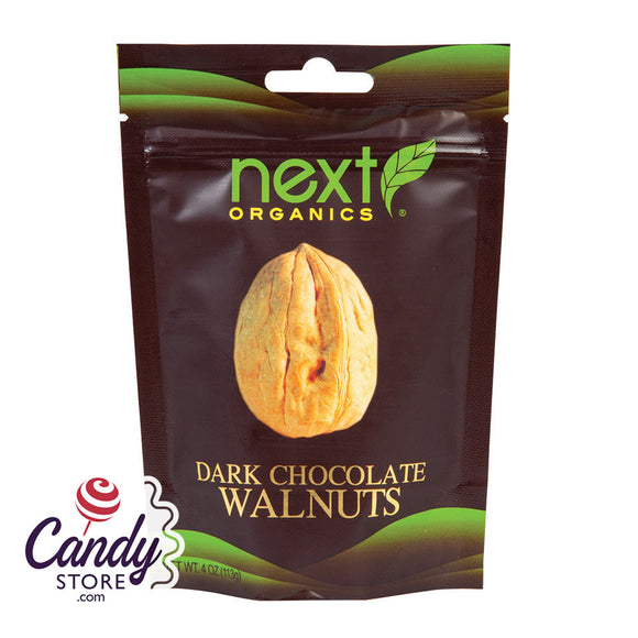 Next Organics Organic Dark Chocolate Walnuts 4oz - 6ct CandyStore.com