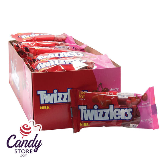 Nibs Cherry Licorice 2.25oz Bag - 36ct CandyStore.com