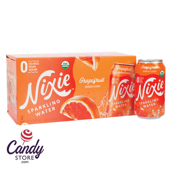 Nixie Organic Sparkling Grapefruit Water 3-Pack 12oz Cam - 24ct CandyStore.com