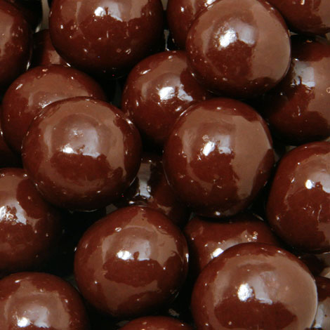 No Sugar Added Dark Chocolate Malt Balls - 20lb CandyStore.com