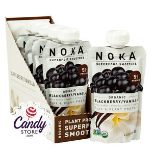 Noka Superfood Smoothie Organic Blackberry Vanilla 4.22oz - 12ct CandyStore.com