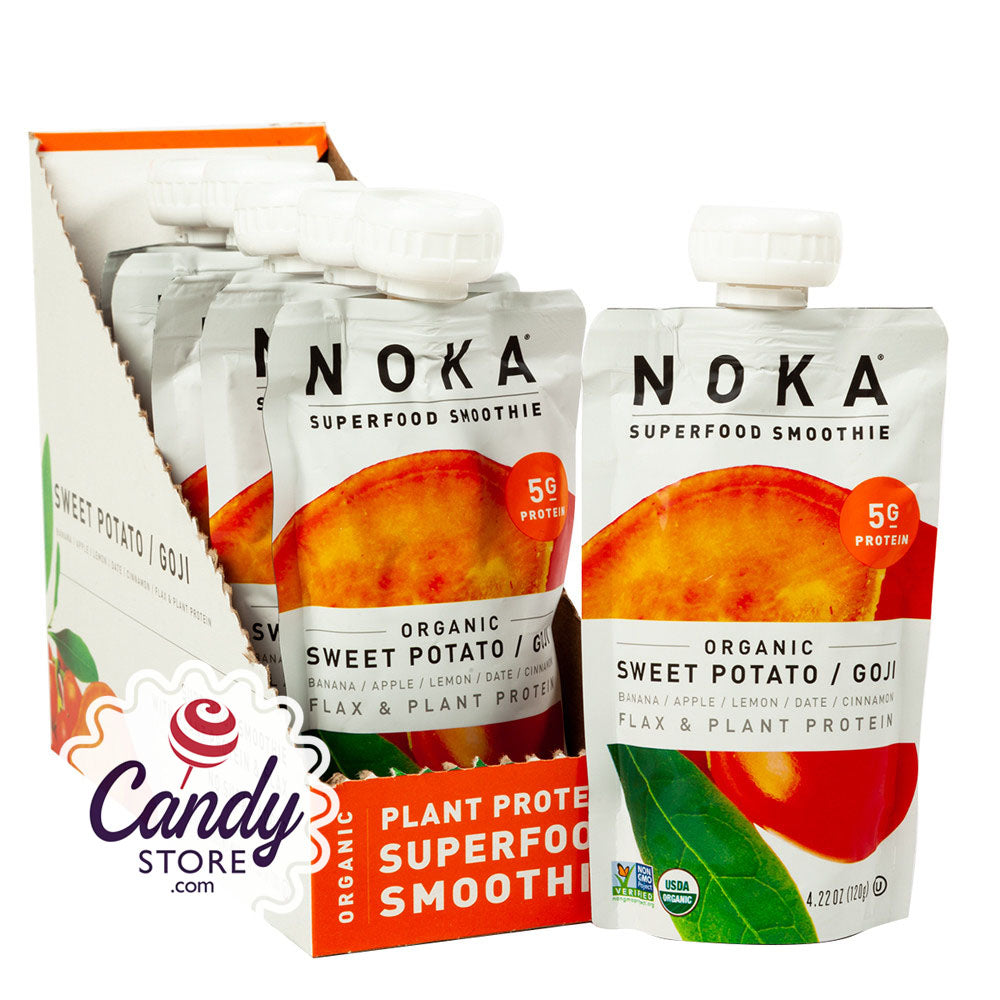 Noka Superfood Smoothie Organic Sweet Potato Goji Berry 4.22oz - 12ct CandyStore.com