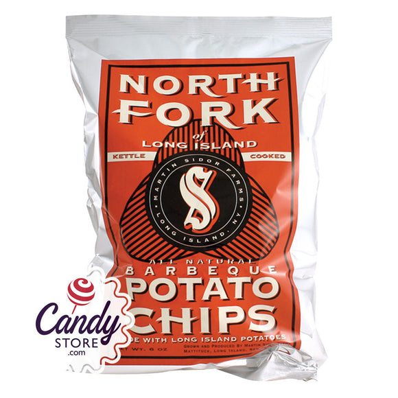 North Fork Bbq Potato Chips 6oz Bags - 12ct CandyStore.com