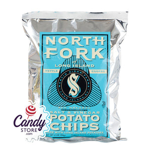 North Fork Salt And Vinegar Potato Chips 2oz Bags - 24ct CandyStore.com