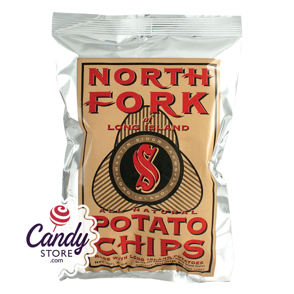 North Fork Salted Potato Chips 2oz Bags 24ct