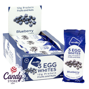 Nugo 3 Egg Whites Blueberry Bar 1.76oz - 12ct CandyStore.com