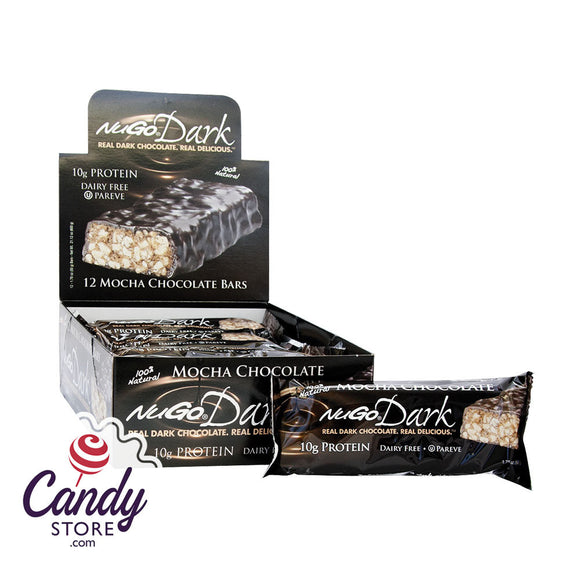 Nugo Dark Chocolate Mocha Protein Bar 1.76oz - 12ct CandyStore.com