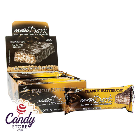 Nugo Dark Chocolate Peanut Butter Cup Protein Bar 1.76oz - 12ct CandyStore.com