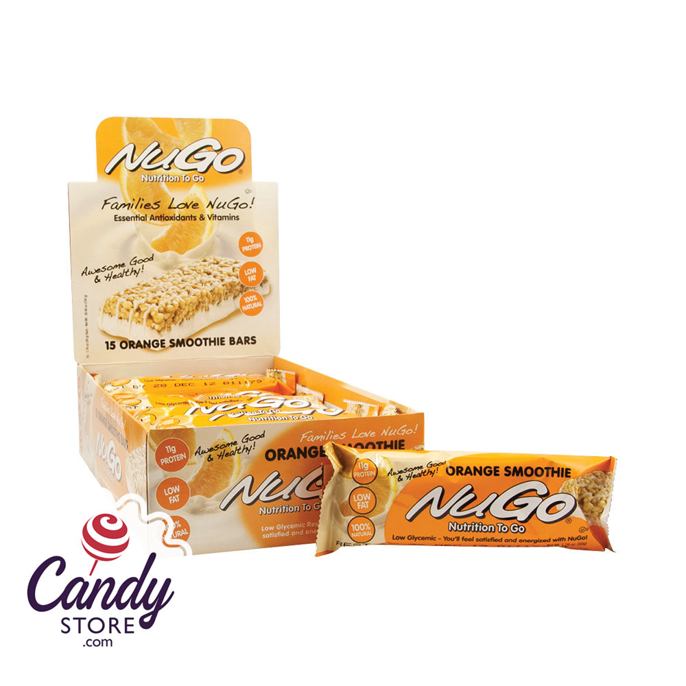 Nugo Orange Smoothie Protein Bar 1.76oz 15ct CandyStore