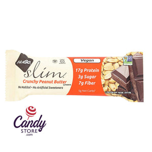 Nugo Slim Crunchy Peanut Butter 1.59oz - 96ct CandyStore.com