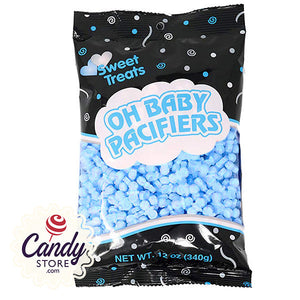 Oh Baby Blue Candy Pacifiers - 12oz CandyStore.com