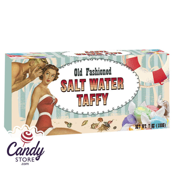 Old Fashioned Salt Water Taffy Amusemints Box 7oz - 15ct CandyStore.com