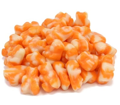 Orange Cream Bearsicles Gummi Bears - 5lb CandyStore.com