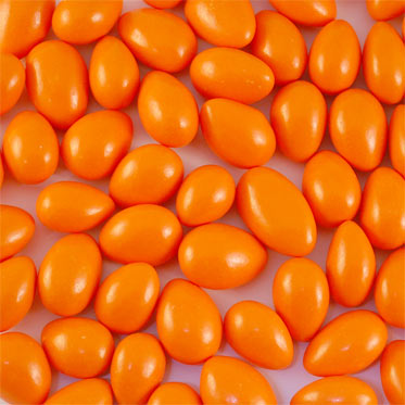 Orange Jordan Almonds - 5lb CandyStore.com