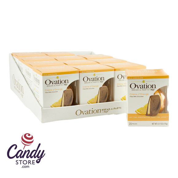 Ovation Milk Chocolate Orange Break A Part 6.17oz Box - 12ct CandyStore.com