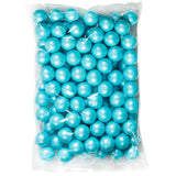 Pearl Blue Color Splash Gumballs - 2lb CandyStore.com