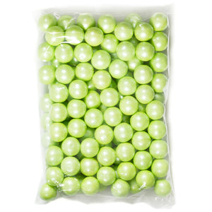 Pearl Green Color Splash Gumballs - 2lb CandyStore.com