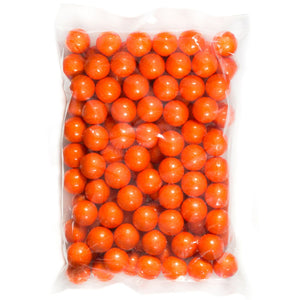 Pearl Orange Color Splash Gumballs - 2lb CandyStore.com