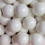 Pearl White Color Splash Gumballs - 2lb CandyStore.com