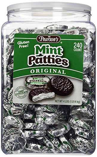 Pearson's Mint Pattie Changemaker Jar - 240ct CandyStore.com