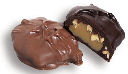 Pecan Caramel Pattie Chocolates - 5lb CandyStore.com