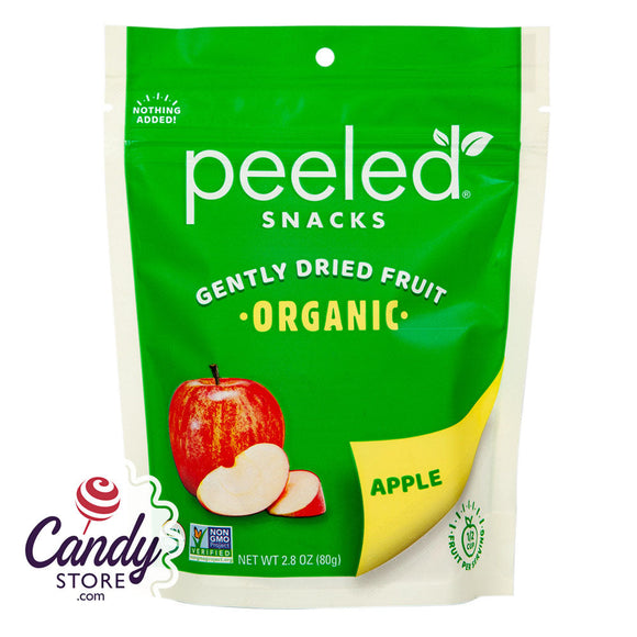 Peeled Snacks Organic Pouch Apple 2 The Core 2.8oz - 12ct CandyStore.com
