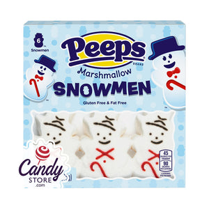 Peeps Marshmallow Snowmen 6-Piece 3oz - 12ct CandyStore.com