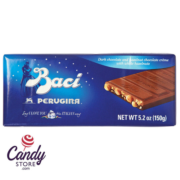 Perugina Baci Bar Dark Chocolate Hazelnut 5.2oz - 14ct CandyStore.com