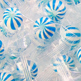 Petite Blue Striped Balls - 5lb CandyStore.com