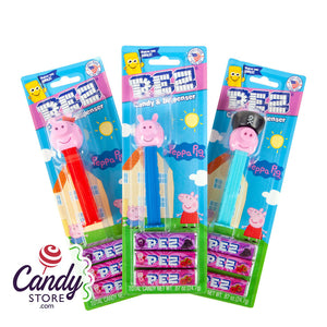 Pez Blister Packs Peppa Pig .87oz - 12ct CandyStore.com