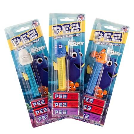 Pez Finding Dory Assorted Blister Packs - 12ct CandyStore.com