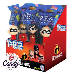 Pez Incredibles 2 Assortment 0.58oz - 12ct CandyStore.com