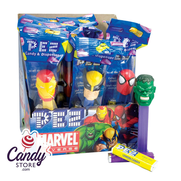 Pez Marvel Heroes Assortment - 12ct CandyStore.com