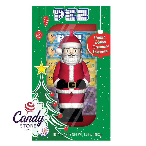 Pez Santa Ornament 4.3oz Boxes - 12ct CandyStore.com