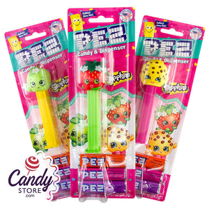 Pez Shopkins Assortment Blister Pack 0.87oz - 12ct CandyStore.com