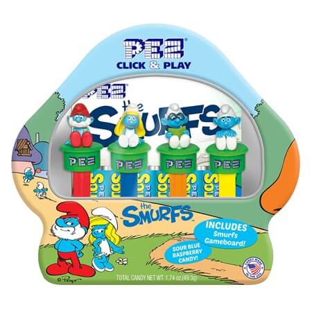 Pez Smurfs Gift Set - 6ct CandyStore.com