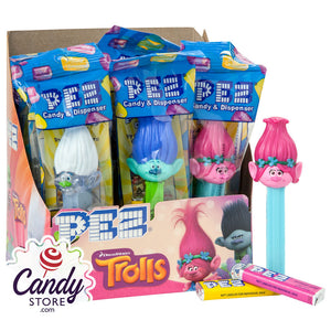 Pez Trolls Assortment 0.58oz - 12ct CandyStore.com
